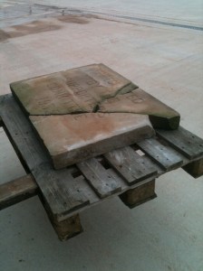 Plaque ready for restoration Copyright © http://www.chesterfootballhistory.com