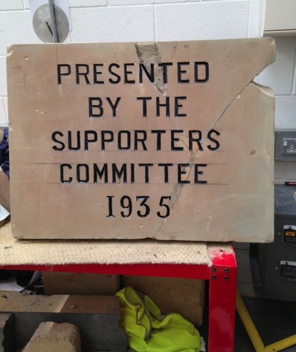 Finished plaque at the college. Photo - Altomont Townsend