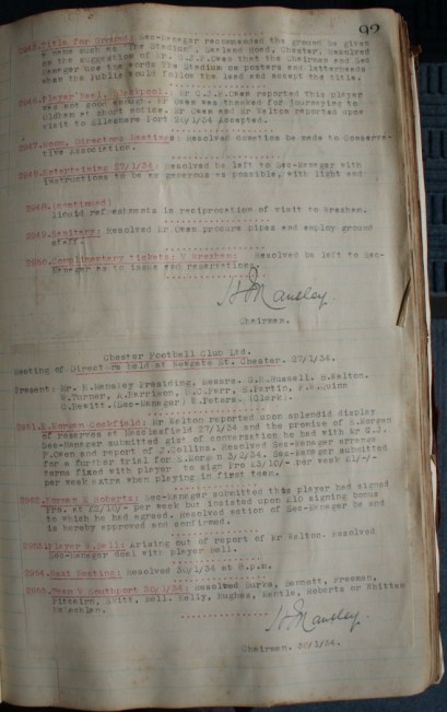 Naming of the Ground